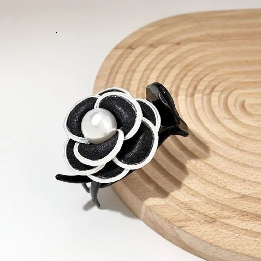 Super Fairy AB Double-Sided Claw Clip for Women Elegant Bun Hair Clip for Back of Head High Ponytail Hairpin Hair Accessory 250711