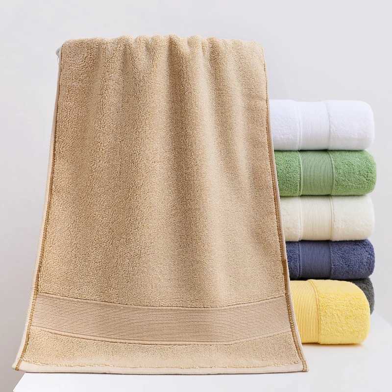 Battilo Cotton Bath Towel Soft Absorbent Face Hand Towels Luxury Hotel Spa Bathroom Towel Solid Beach Towel 2Pcs Bath Towel Set Y251202