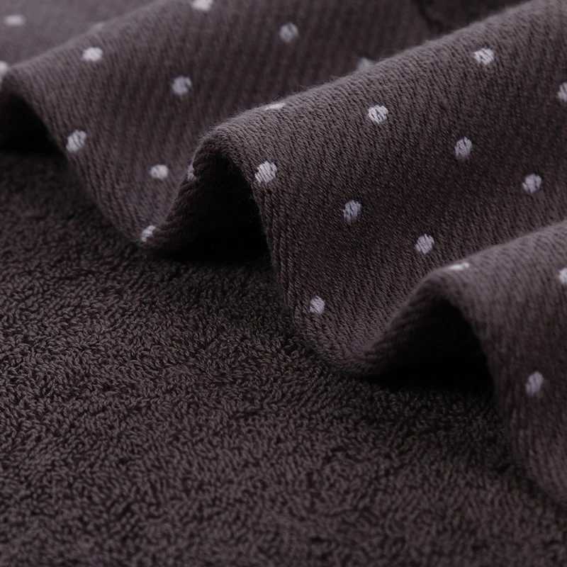 Grey Cotton Dots Large Bath Towel 70x140cm for Adults Beach Towel Absorbent Yoga Shower Towel Bathroom Wholesale Christmas Gift Y251202