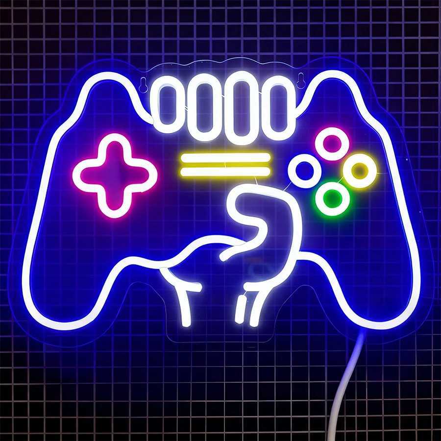 Game Controller Led Neon Sign Suitable For Wall Decor Of Game Room Handle Shape Is The Best Gift For Gamers Easy To Hang H251201