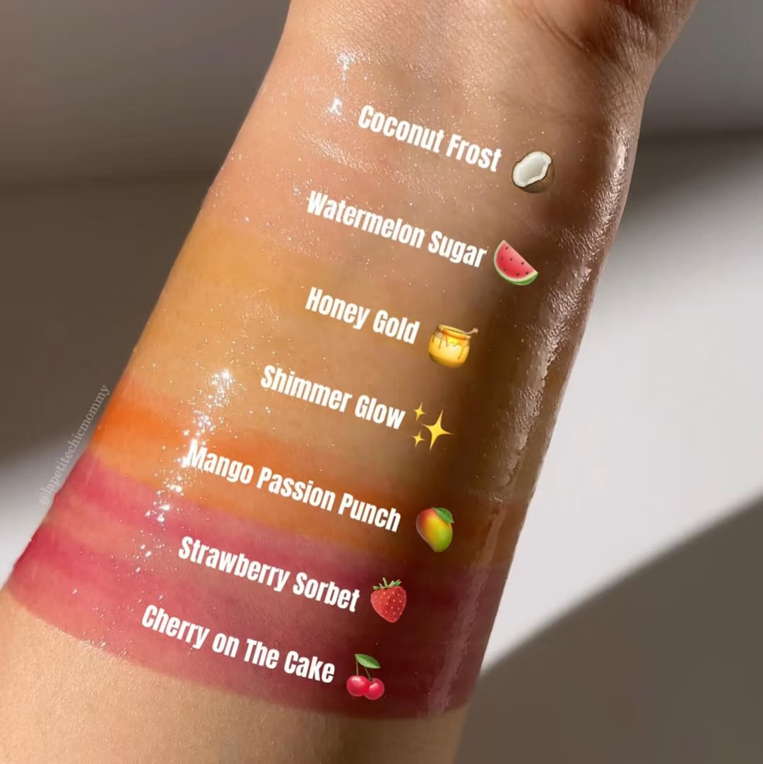 Gisou Honey 2025 New Strawberry Infused Hydrating Lip Oil Nourishing Lip Moisturizer Shine Smooth Clear Shimmer Lipstick Care For Women