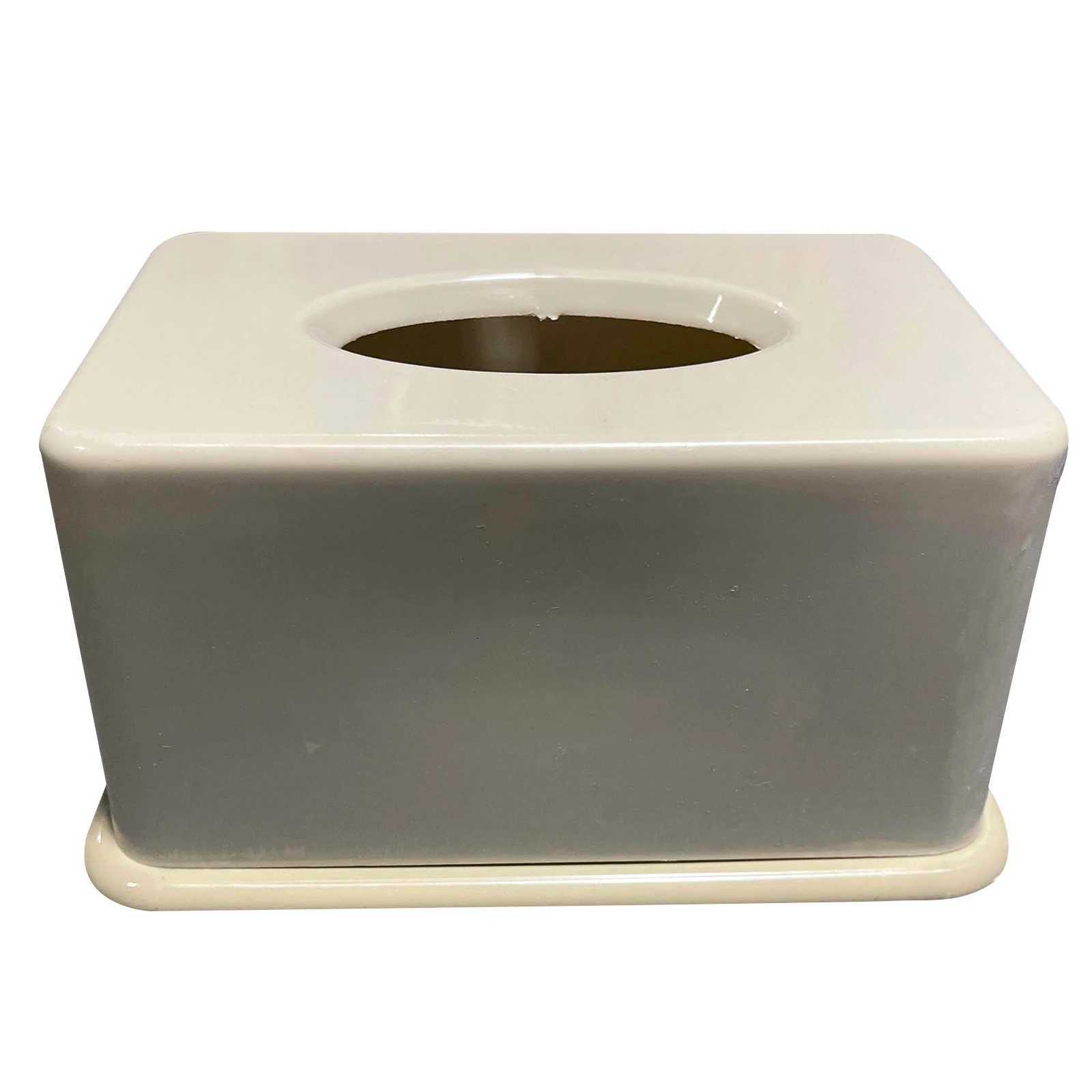 Tissue Box Solid Color Tissue Holder Large Opening Paper Case for Living Ro Bedro Off H251201