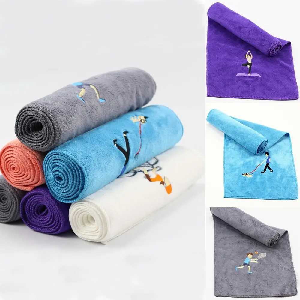 New High Quty Drying Cotton Towel Breathable Solid Color Yoga Towel Portable Absorbs Sweat Sports Towel Outdoor Camping Y251202