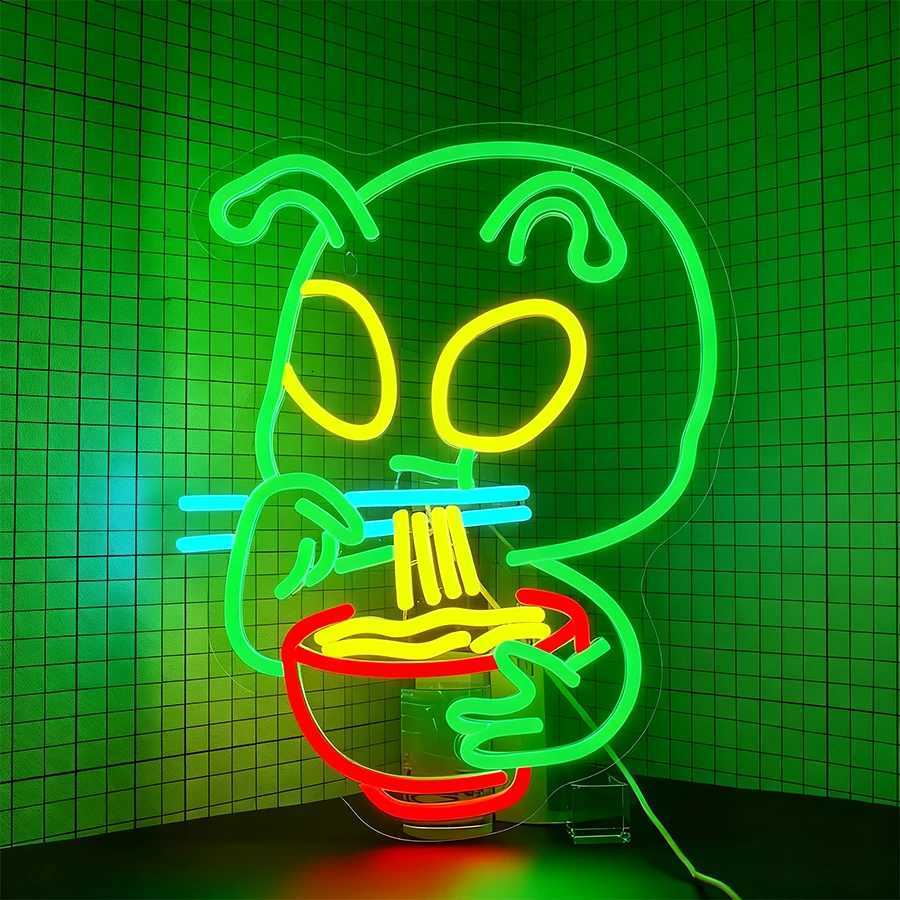 Food Led Neon Sign Restaurant Business Wall Lamp Used For Decor Of Restaurants Noodle Restaurants And Fast Food Restaurants H251201