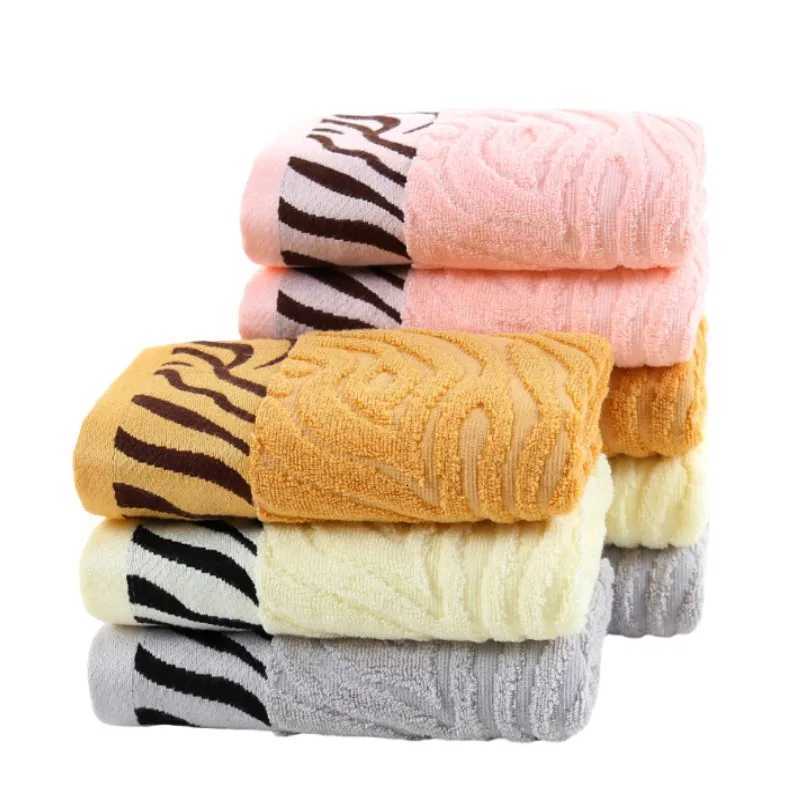 Bamboo Towels Fiber Tiger Stripe Pattern Towels Quick-Dry Absorbent Non-Fading Towel For Bathroom Barber Shop School Outdoor Y251202