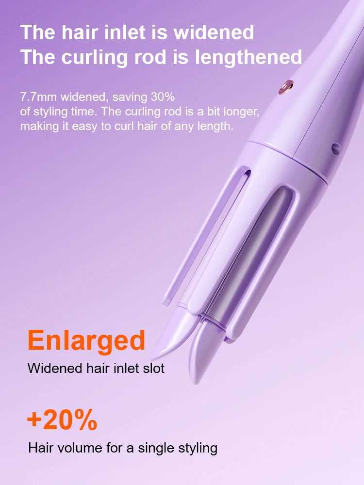 Autatic Hair 2 IN 1 Curlerstraightener Iron 32mm Curler Wand Professional Curly Tongs Ceramic Hair Roller Salon Styling Tool C251202