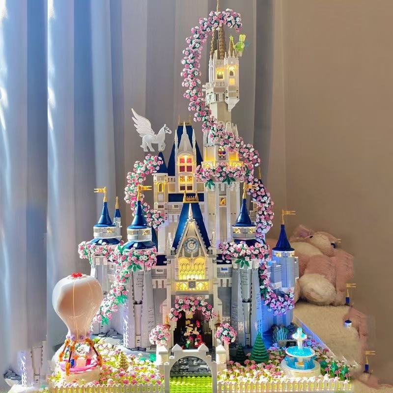 es Princess Castle 100th Anniversary Ci Street View Model Building Brick Childrens Toys C251203