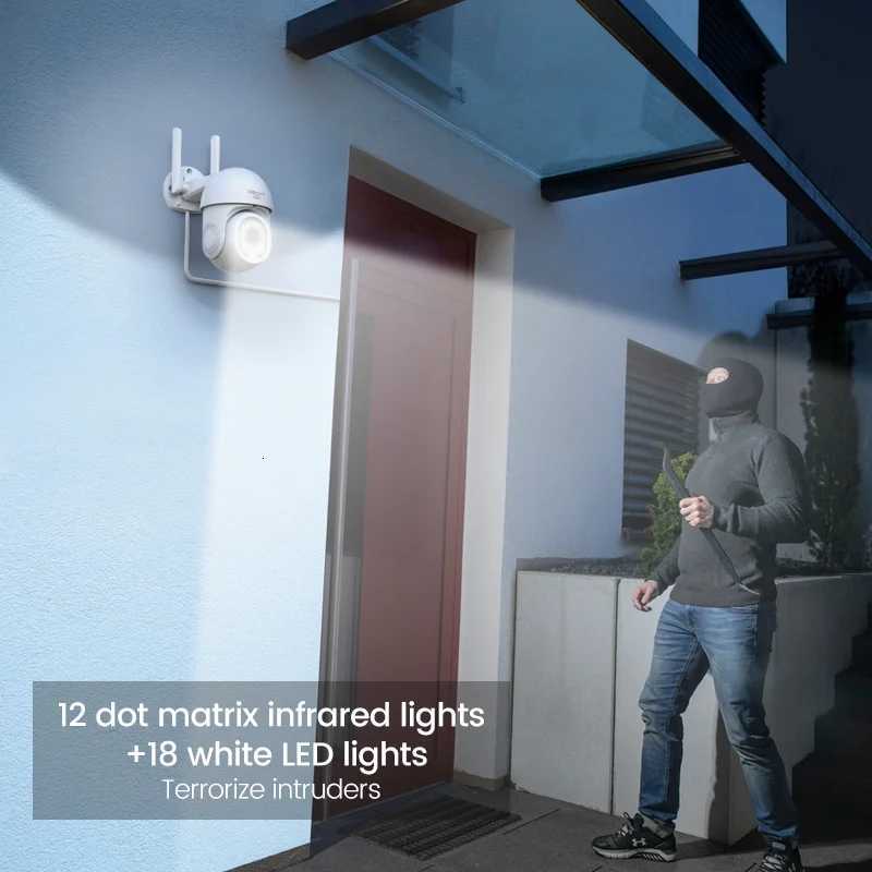 XIAOVV 6MP Auto Tracking Wireless IP Security Speed De PTZ Camera Outdoor Human Detection Smart Camera Security Protection C251202