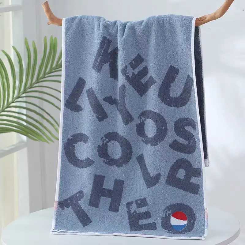 Adult bath towel 40100cm 160g large size pure cotton water-absorbent no shedding extra-long and thick suitable for spor Y251202