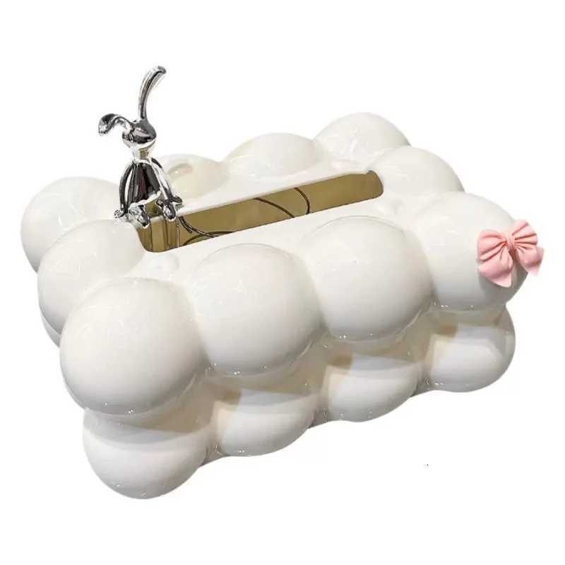 Tissue Box Plastic Living Ro Dining Table Napkin Carton Tabletop Ornament car tissue holder H251201