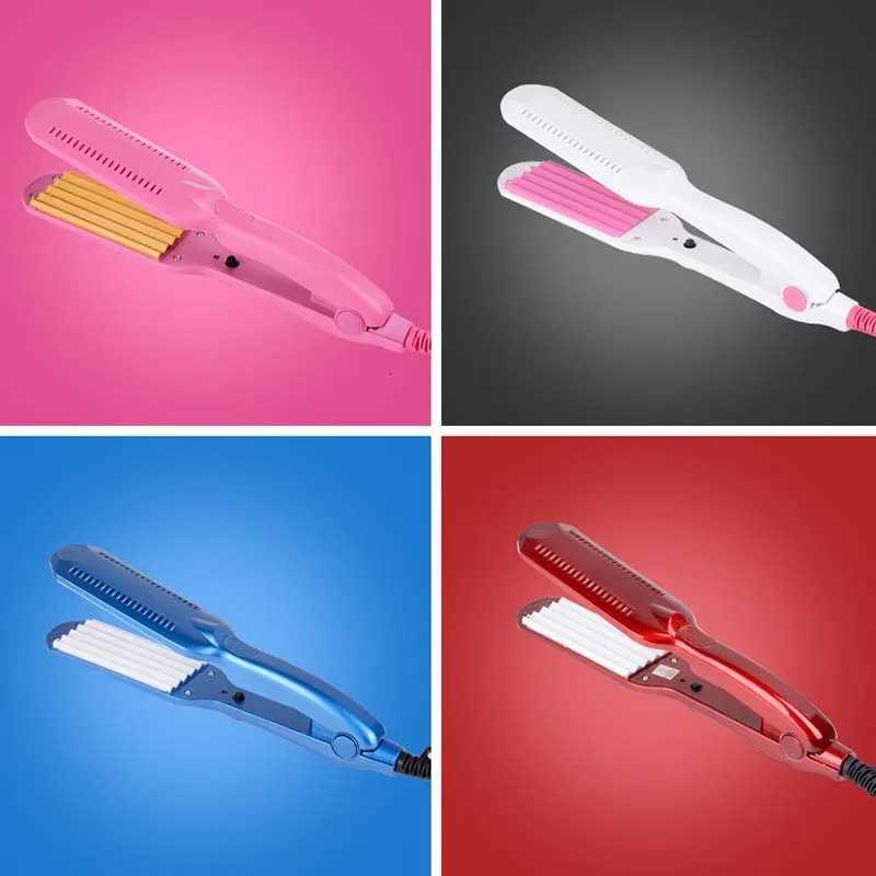 Professional hair curler Crimper Ceramic Corrugated Curler Curling Iron Hair Styler Electric Corrugation Wave Styling Tools C251202
