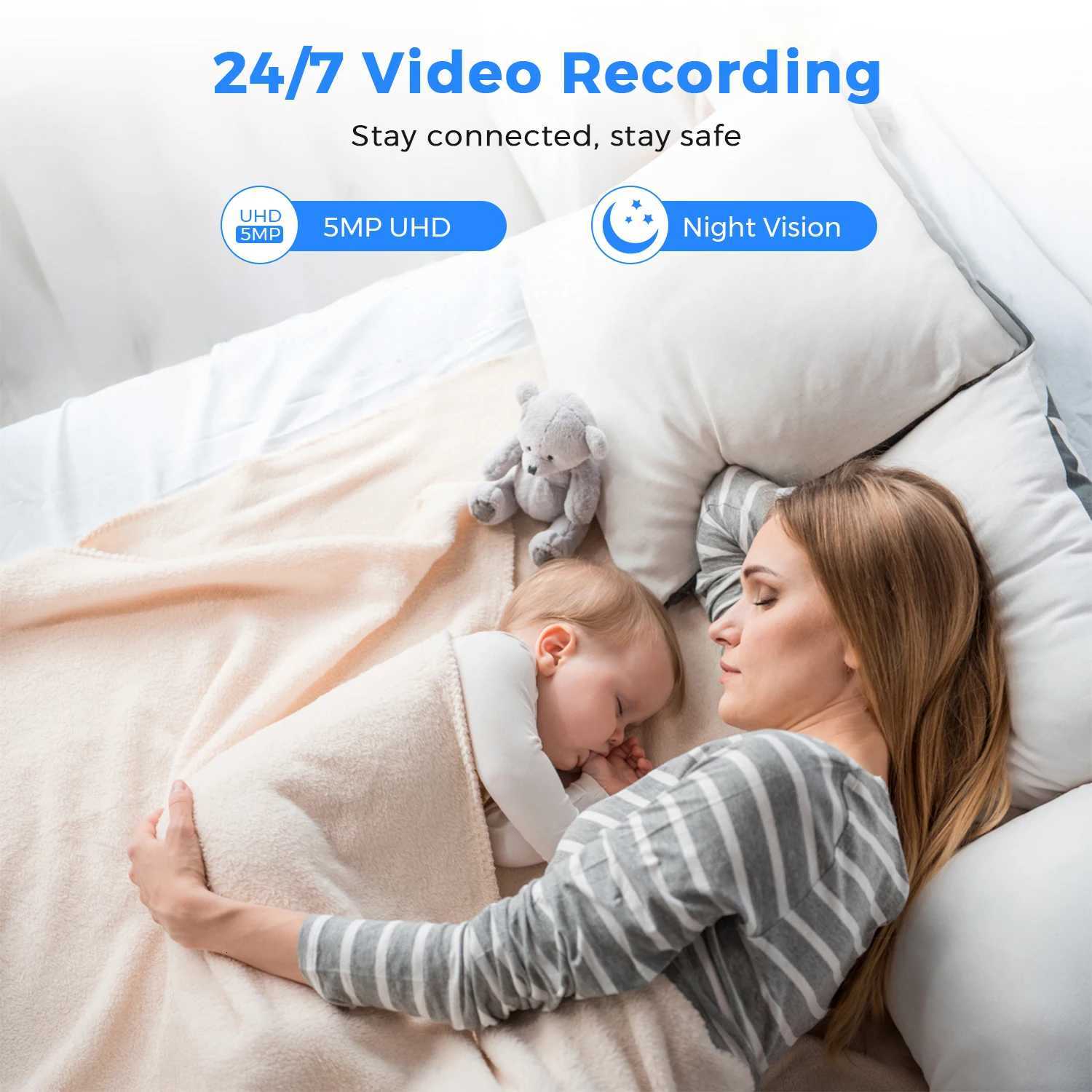 BESDER 5MP Mini Cube Camera Wifi Indoor Two Way Au Human Detection He P CCTV Security IP Camera 2MP 5X Zo O-Kam Pro APP C251202