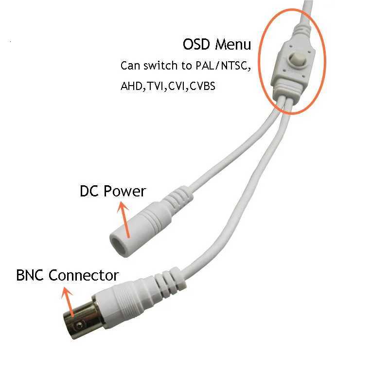 5MP Analog CCTV Camera 4-in-1 TVI/AHD/CVI/CVBS Blet Outdoor Surveillance Camera IP67 Waterproof 28-12mm Manual Lens C251202