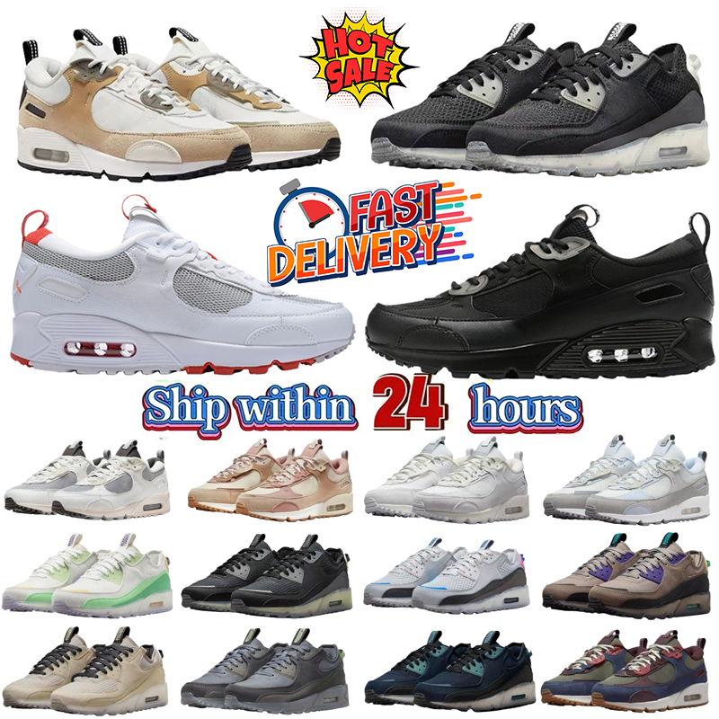 90 Running Shoes Men Women 90s Sneakers Sail Sea Glass Black White Grey Summit White Red Clay Trainers Sports Sneakers chaussures Outdoor Sport Casual Shoes 36-45