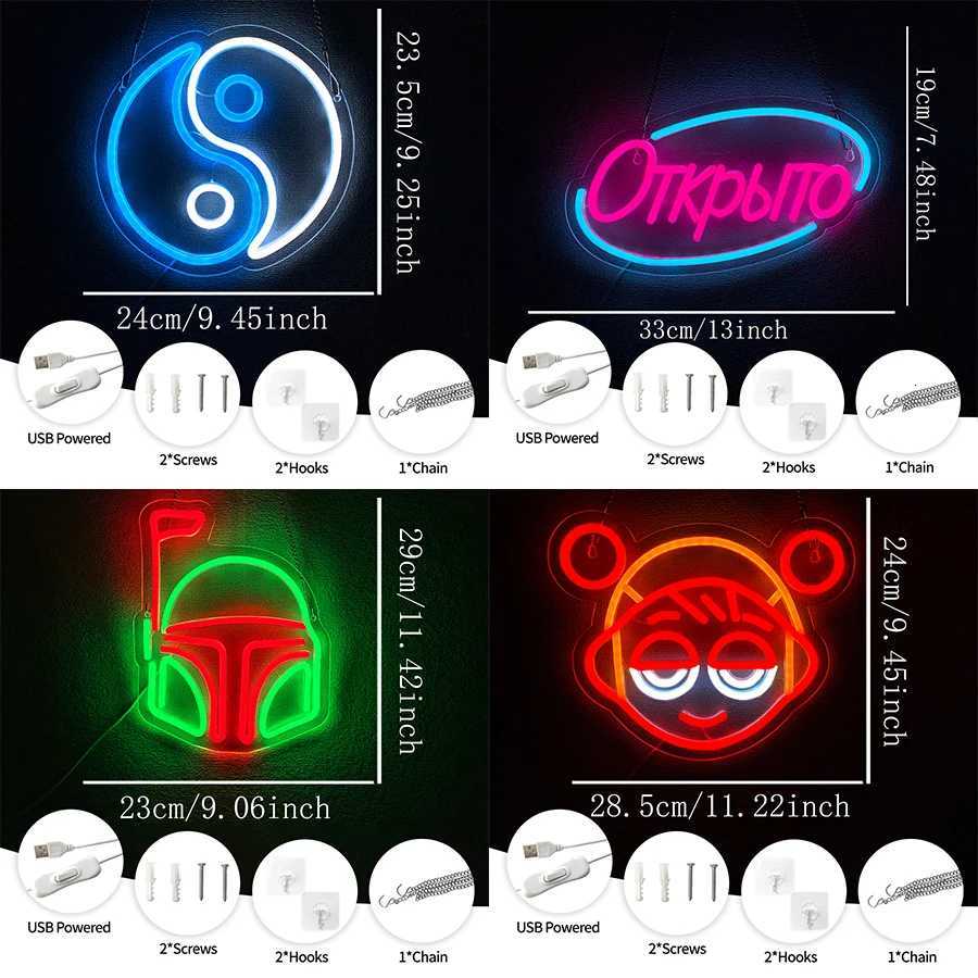 Game Series Neon Signs Cartoon Icons Handmade Usb Powered Used For Room Game Room Club Home Office Man Cave Art Decor H251201
