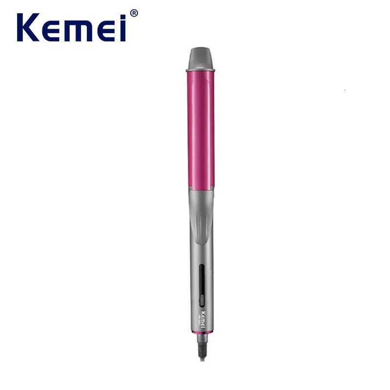 Kemei Curling Iron Long Barrel Styler Versatile Curling Wand Adjustable Heat Settings Wen Hair Curler with Extended Barrel C251202