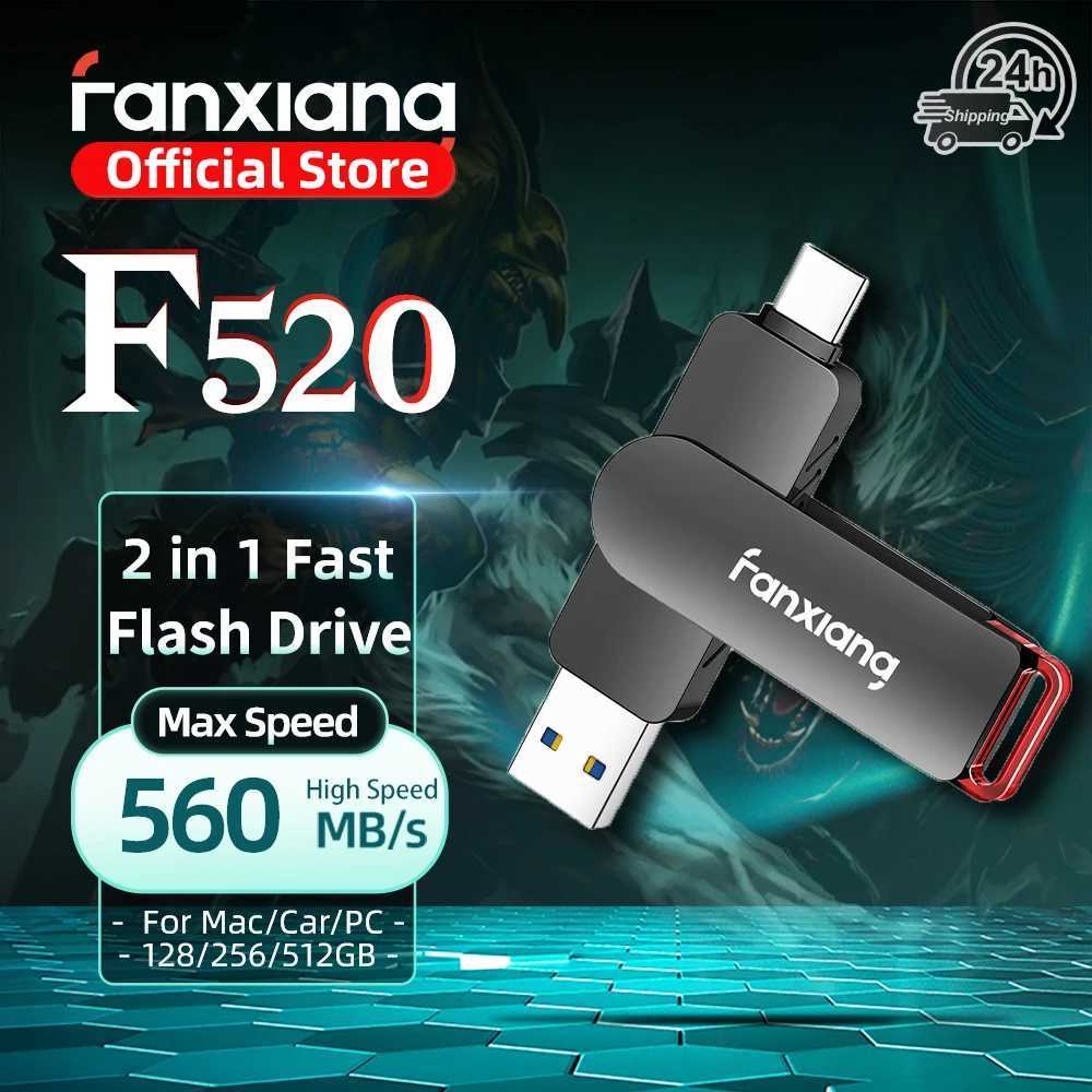 Fanxiang F520 560 Mb/S Pen Drive A Stato Solido USB32 Flash Drive 256 GB 512 GB…
