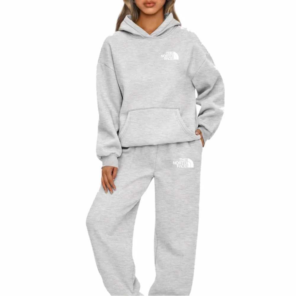 Women Hoodies Two Piece Sets Hooded mans Sweatshirt Sweatpants Casual Suit Female Outwear and Trousers luxury designer H25120232