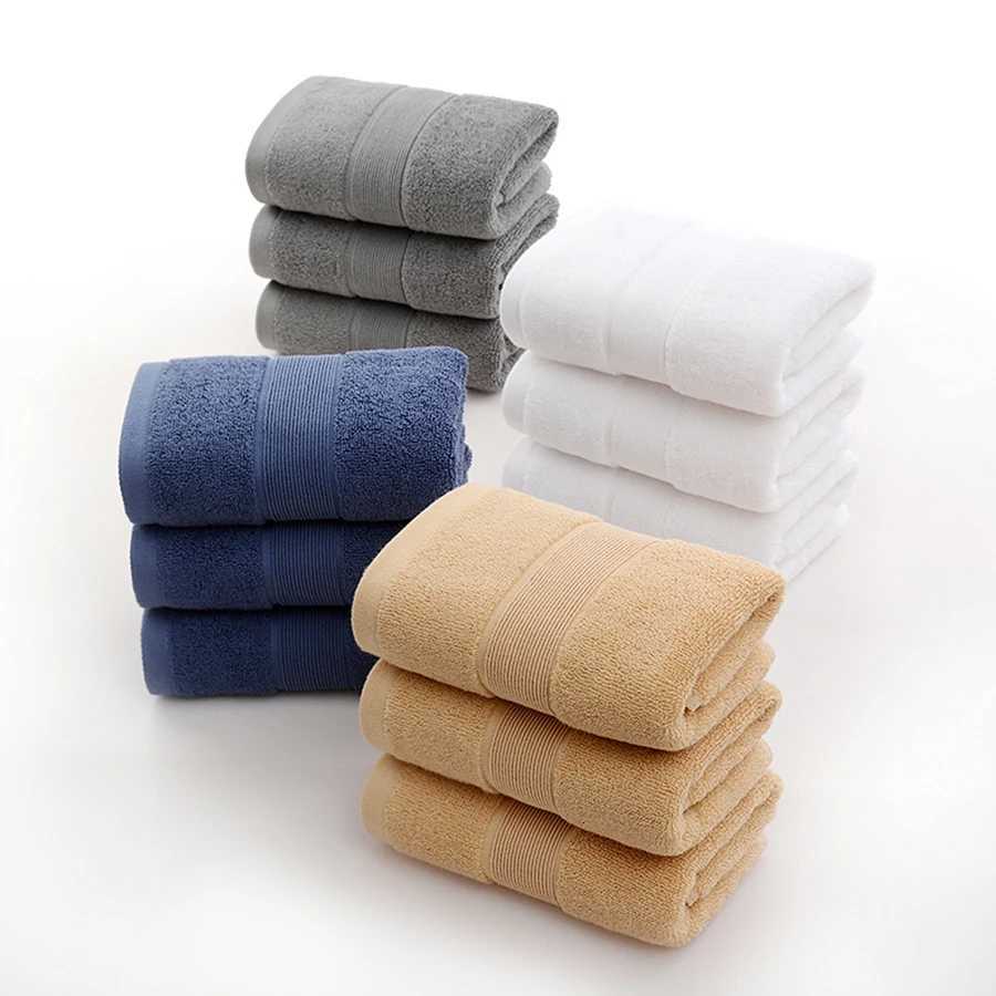 Three sets pure cotton towel increase water absorption thickened towel suitable for bathroom beach SPA pure cotton towel Y251202