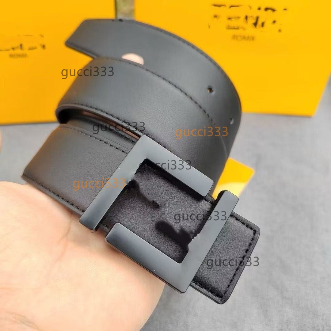 New designer men's and women's luxury belt made of pure steel, fashionable and classic casual style fendinily fendis fendibelt kklo