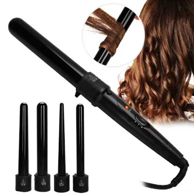 5-in-1 curling iron magic wand hair curling cb portable spring curling iron he salon-style hair curling tool C251202