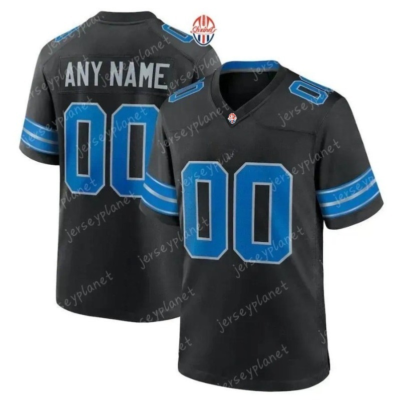 custom 0 Gibbs 2025 Football Jersey 14 Amon-Ra St. Brown Jahmyr Jack Campbell Barry Sanders Jared Goff Jeff Okudah Johnson Design stitched77