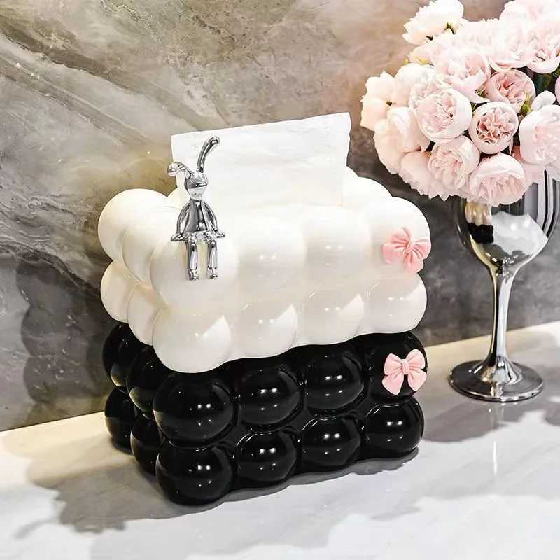 INS Style Marshmallow Tissue Box Korean Style Cute Removable Tissue Box Desktop Decorative Supplies for He Napkin Holder H251201