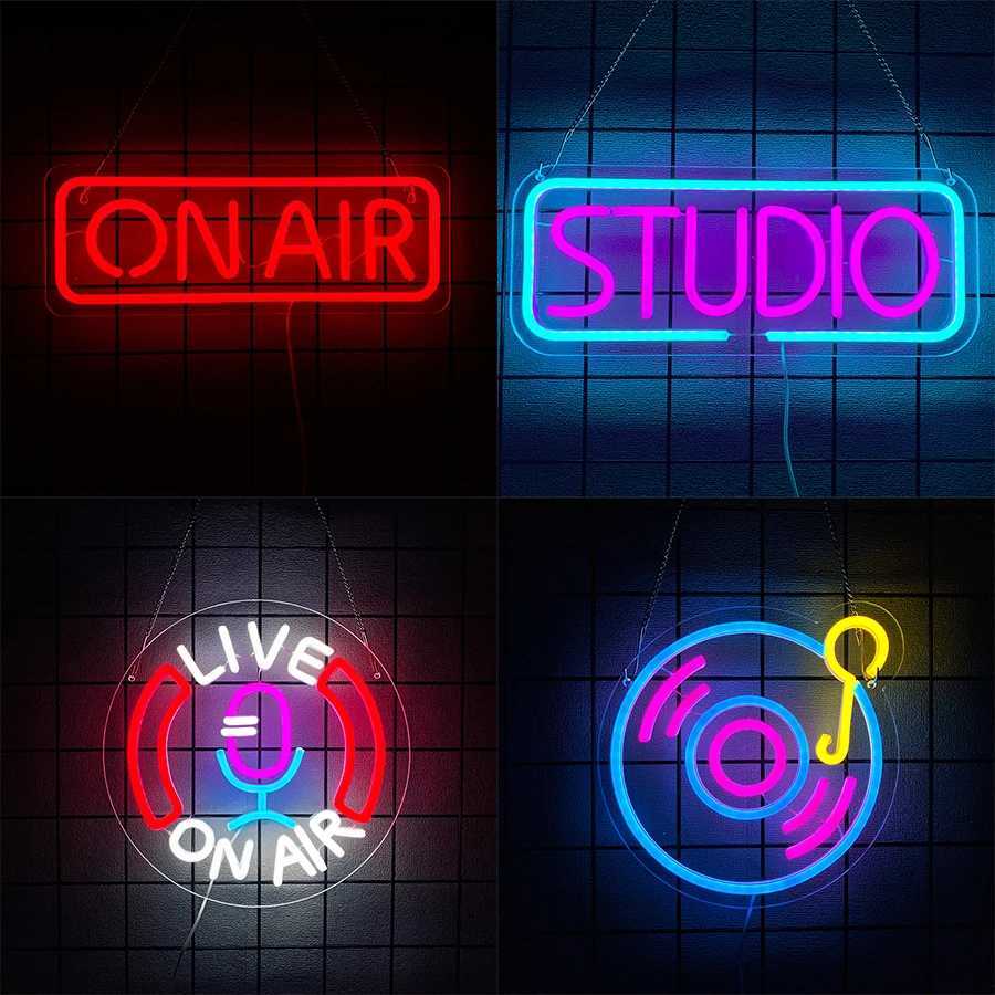 On Air Series Neon Signs Led Letter Icons Usb Powered Used For Club Recording Studio Broadcasting Room Game Room Decor H251201