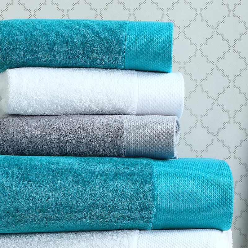 AHSNME Embroidery Hotel SPA Nail Salon Barber shop Durable Brown Blue Purple face towel large face towel large bath towel Y251202