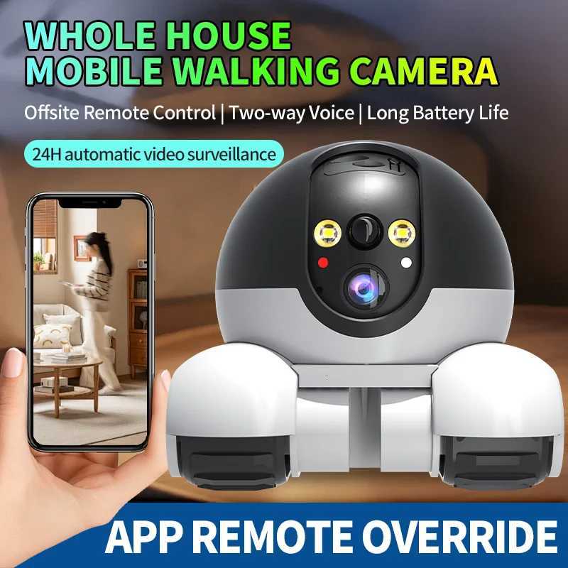 4MP V360pro APP Running Dual Lens IP De Camera Fl Color AI Humanoid Detection He Security CCTV Baby Monitor C251202