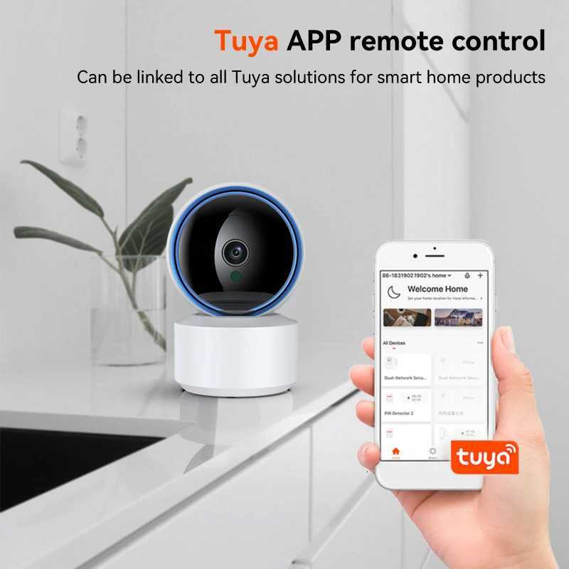 Tuya 5MP WiFi IP Camera Baby Monitor 360 PTZ Motion Detection 2 Way Au Night Vision ports TCP/IP/ Private Protocol C251202