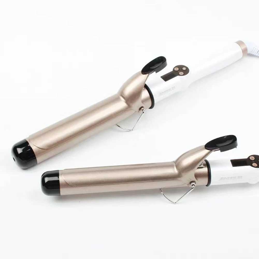 Electric Professional Ceramic Hair Curler LED Curling Iron Roller Curls Wand Waver Hair straightener Styling Tool 9mm-38mm C251202