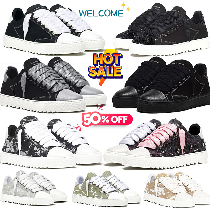 Top Design Numeris Atelier Sneakers Shoes Women Men Canvas Leather Casual Walking Rubber Sole Daily High Quality Comfort Couple Footwears EU 35-47