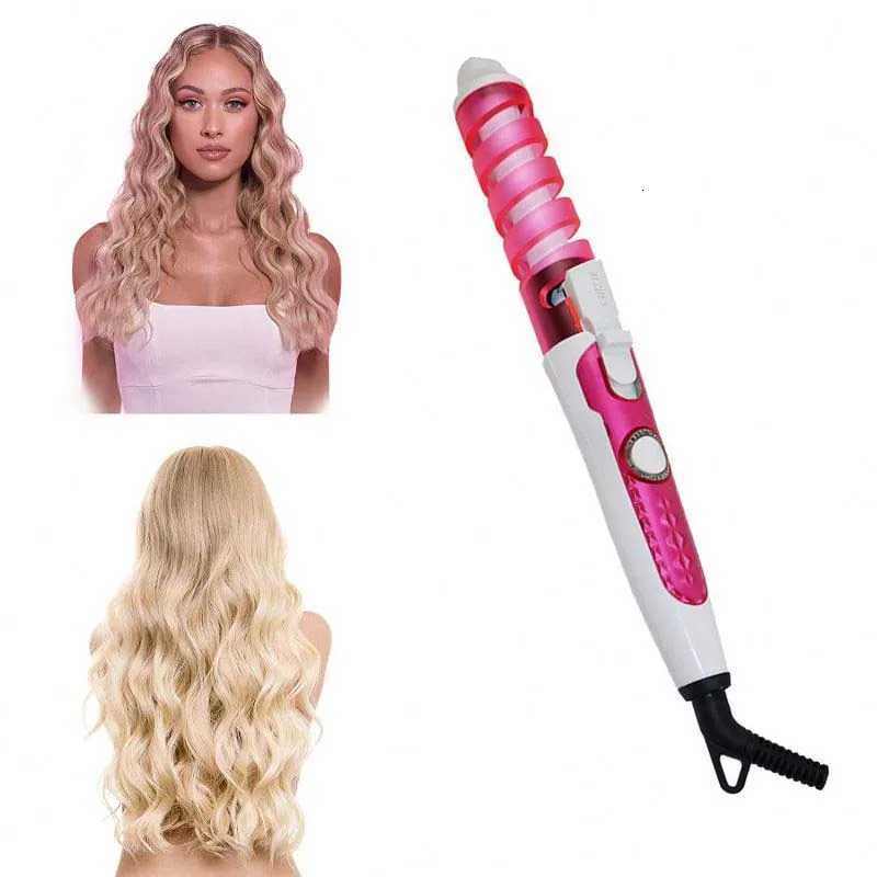 Professional Hair Curler Roller Magic Spiral Curling Iron Fast Heating Curling Wand Electric Hair Styler C251202
