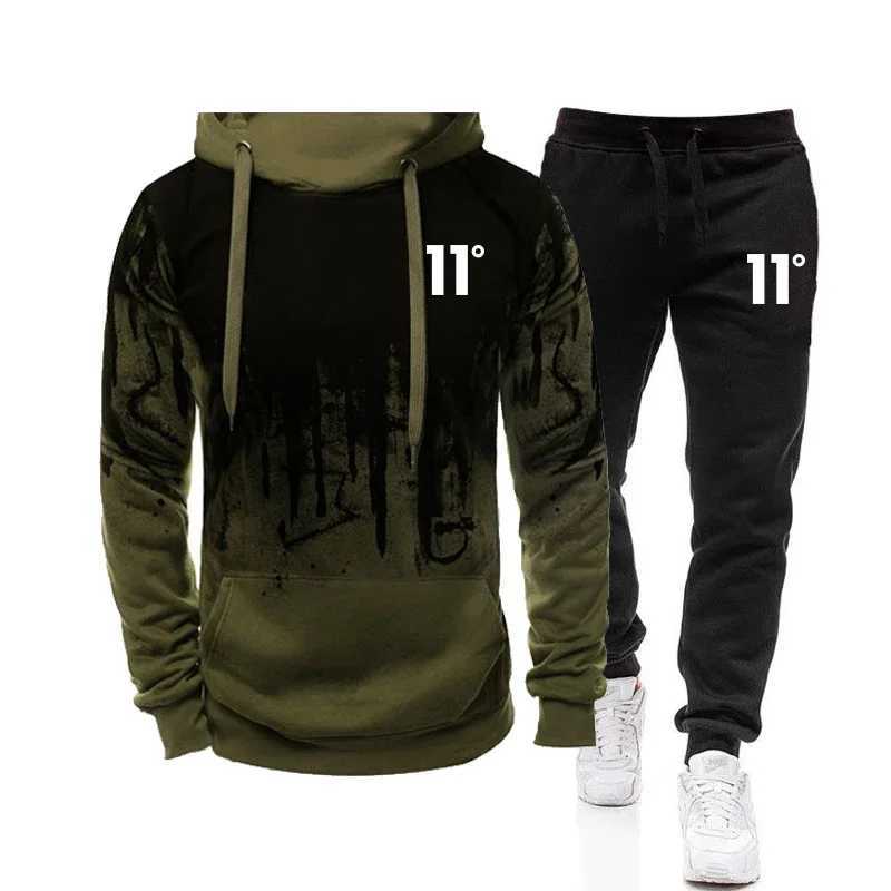 Casual Fashion High Quality Mens Tracksuit Jogging Men Versatile Sweatshirts Sweat Pants Comfort Daily Sports Simple Hoodie Set W251202