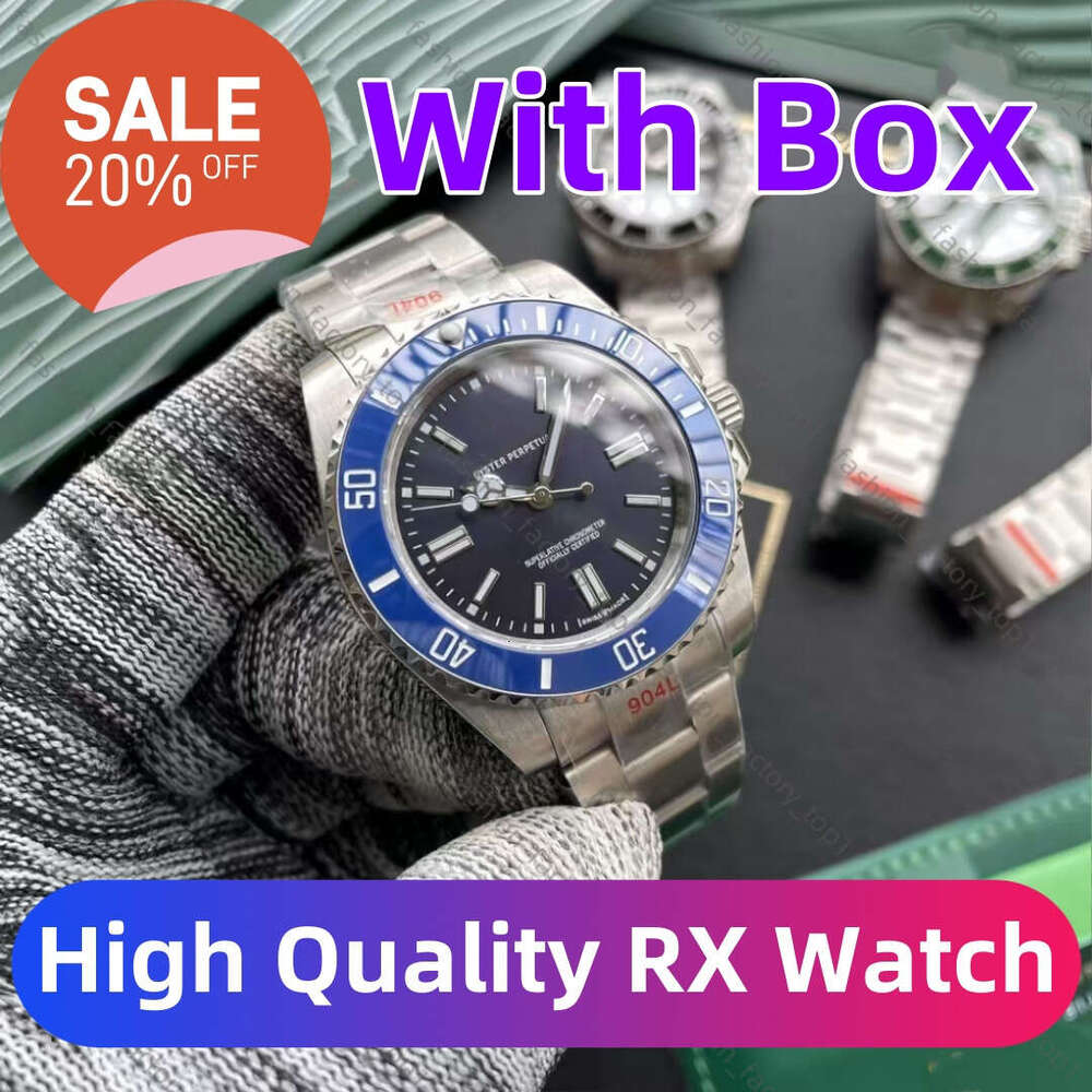 AAA Ro Watch Designer High Quality Lexwatch With Box Automatic Mechanical 2813 Movement Watches Men Ceramic Bezel Stainles Steel Luminou Waterproof Wristwatch 420