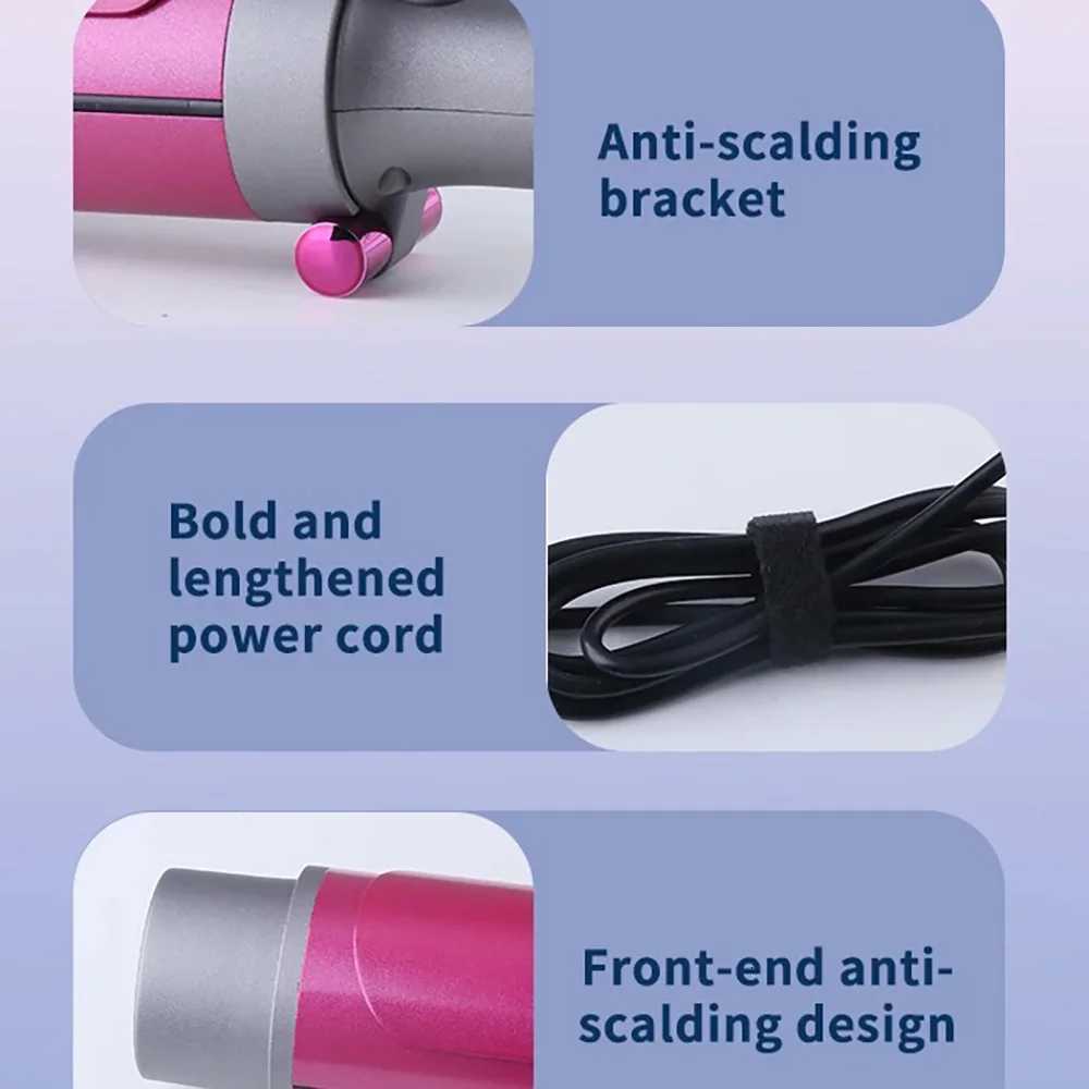 Kemei Large Barrel Curling Iron Professional Hair Wand Tool for Stylists Hair Curler for Tight Curls or Loose Waves Long-La C251202