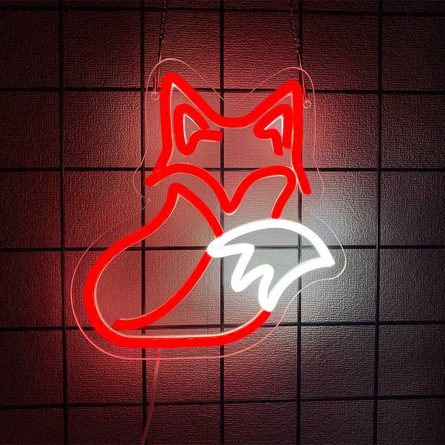 Animal Series Led Neon Signs Cartoon Icons Usb Powered Used For Bedroom Office Party Wall Decor Gifts For Boys And Girls H251201