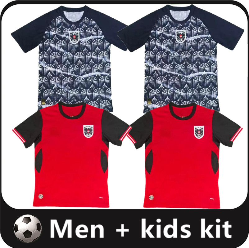 2026 2027 Austria world cup Jerseys Soccer Jersey Souvenir Arnautovic 26 27 Football Shirt Home Away Alaba Camisetas De Futbol Men Kids Sabitzer Lienhart Uniform