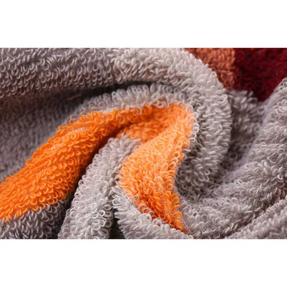 35x75 Heavy Duty Cotton Face Towel Thicken Grid Texture Soft Comfortable for Sensitive Skin Home Hotel Spa Blue Y251202