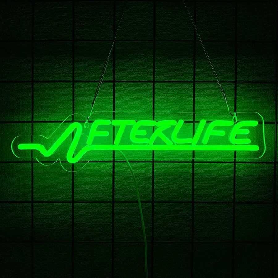 Game Led Neon Sign Letter Icon Wall Decor Usb Powered Used For Room Club Bar Game Room Office Man Cave Wall Lamp H251201
