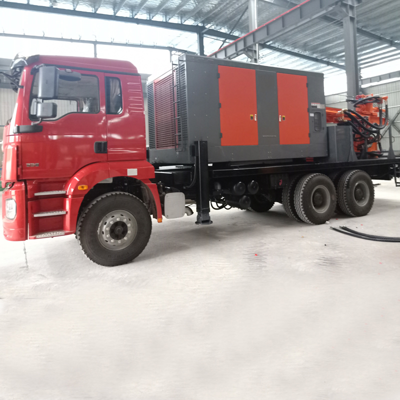 Customized500m Depth Water Well Drilling Machine With Truck Mounted Compressor and Mud Pump for Best Borehole Drilling Equipment