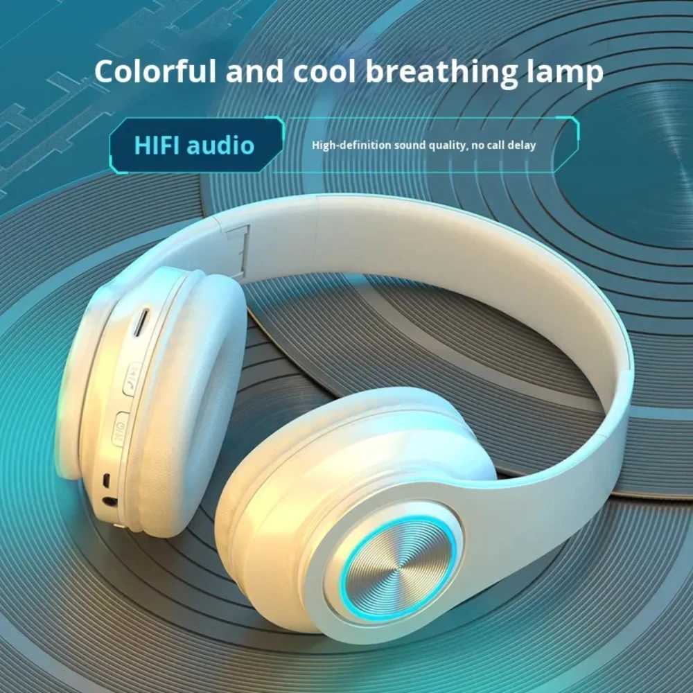 sets Gamer phones tooth Surround Sound Stereo Wireless Earphone USB With MicroPhone Colourf Light PC Laptop set Y251202