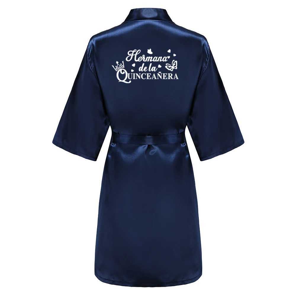 Mis Quince Aos Bathrobe Mama de la Quinceaera Robe Woman Homewear Party Gift C251202