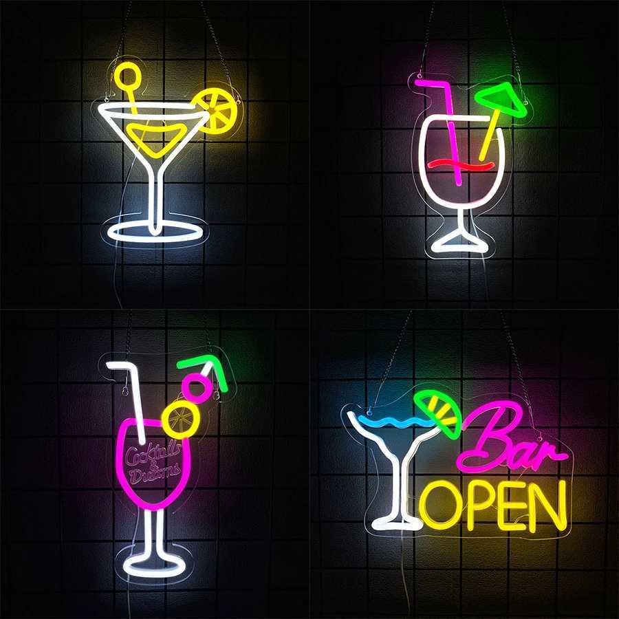 Cocktail Series Neon Signs Bar Business Wall Lights Usb Powered Used For Restaurants Holiday Parties Shops Man Caves Decor H251201