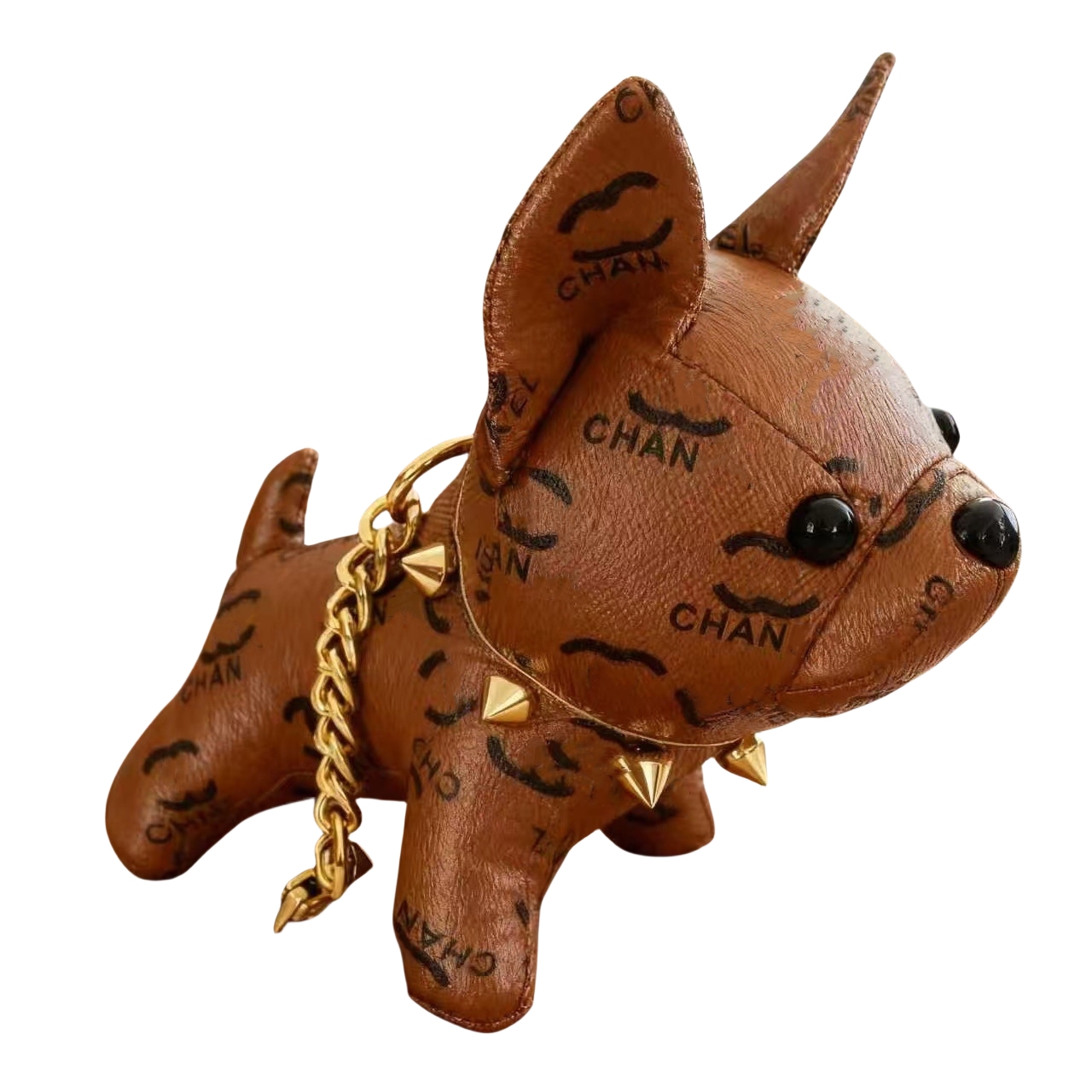 Designer Keychain French Bulldog Keychain georgia bulldog keychains Leather Keyring Bag Pendant Car Interior Decoration Wholesale Volume Large Discount
