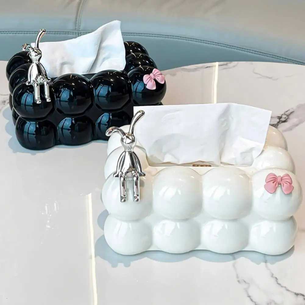 Tissue Container Luxury Tissue Box Holder With Capacity Spring Design Elegant Desktop Organizer For He Stylish Tissue Box H251201
