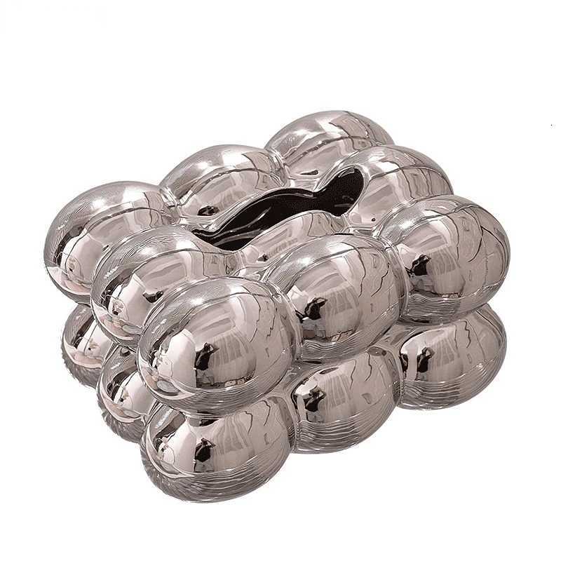 Ceramic Tissue Box Marshmallow Shape Bubble Cartoon Paper Extractor Toilet Holder Napkin Modern Decoration H251201