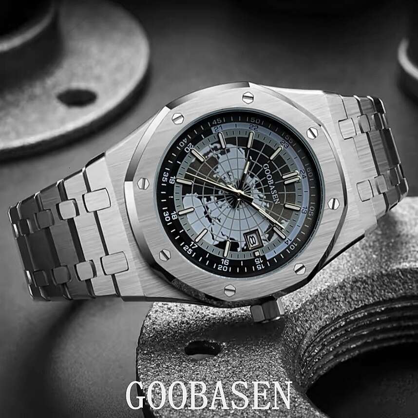 Imitation Mechanical Men's Watch Waterproof Luminous Calendar Live