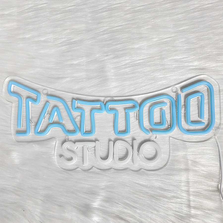 Tattoo Studio Neon Sign Hand-Made Led Letter Lights Usb Powered Used For Tattoo Salons Beer Bars Garages Man Caves Decor H251201
